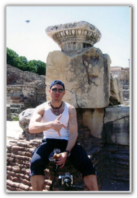 CJ in The Forum Rome